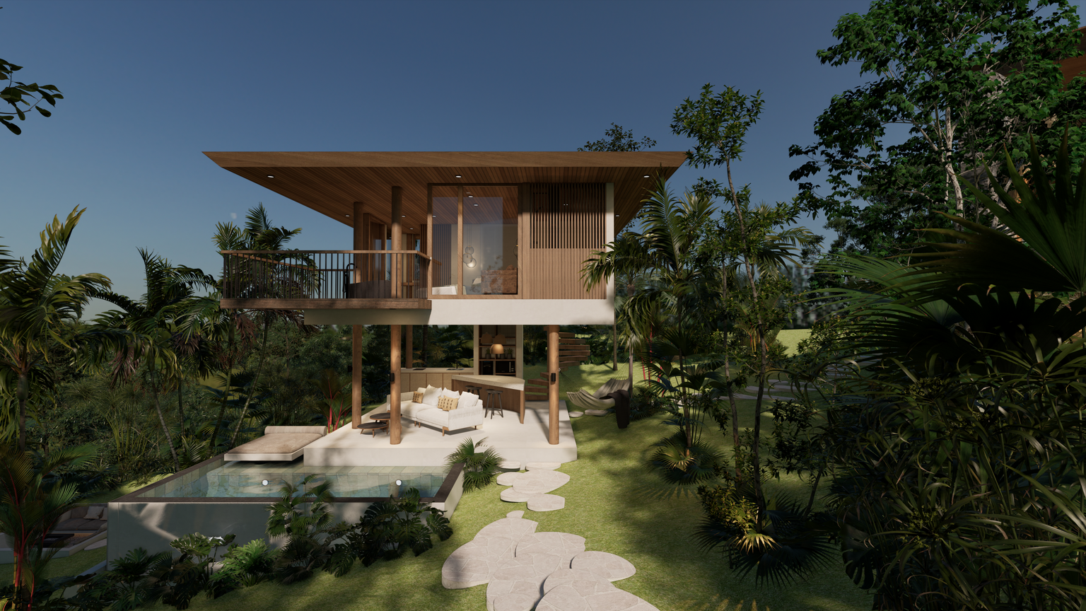 Kedisan Boutique Hotel tropical hospitality space.